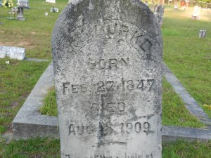 burke JP Burke Sr headstone 2