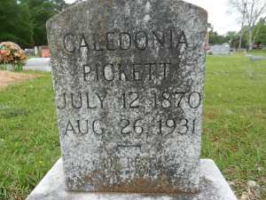 pickett, caledonia d fisher, wf of joe lawson sr