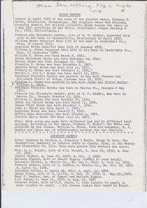 brown william lafayett bible