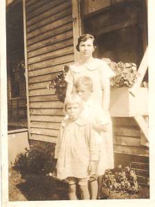 Eula Keene Pickett with Howard and Azalea