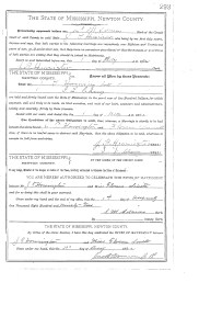 john thomas howington florence j smith marriage record
