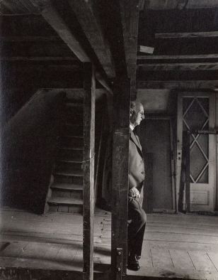1960 otto frank visiting attic the only survivor