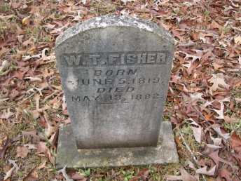 fisher william thomas headstone, callies father
